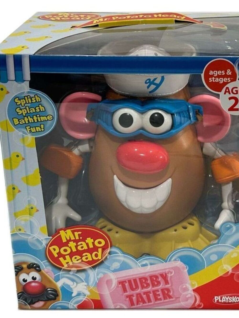 Vintage Playskool Mr. Potato Head Bath Time Spud Tubby Tater Figure 02944